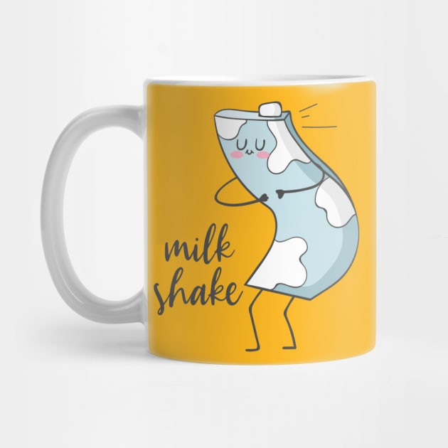 Milk Shake- Funny Dancing Milkshake by Dreamy Panda Designs